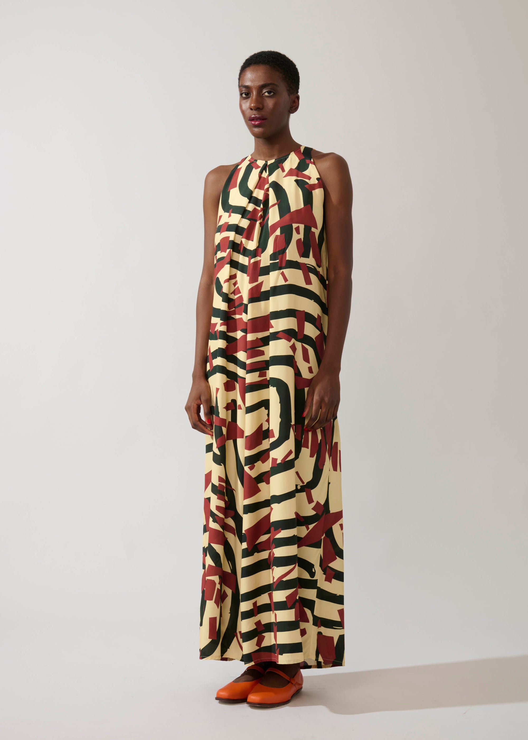 Macacão Prega Viscose Estampado