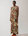 Macacão Prega Viscose Estampado