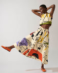 Cropped Alladin Linho Estampado
