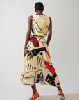 Cropped Alladin Linho Estampado