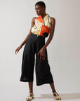 Pantalona Elástico Linho Liso