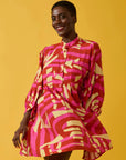 Chemise Chinesa Viscose Estampado