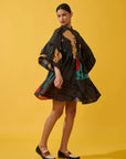 Chemise Chinesa Viscose Estampado