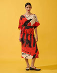 Vestido Pareot Seda Estampado