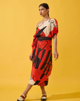 Vestido Pareot Seda Estampado