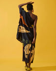 Vestido Gra Seda Estampado