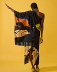 Vestido Gra Seda Estampado