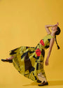 Saia Guerreiro Linho Estampado