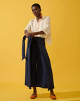 Max Cropped Linho Liso