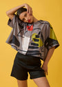 Cropped Tunísia Algodão Estampado