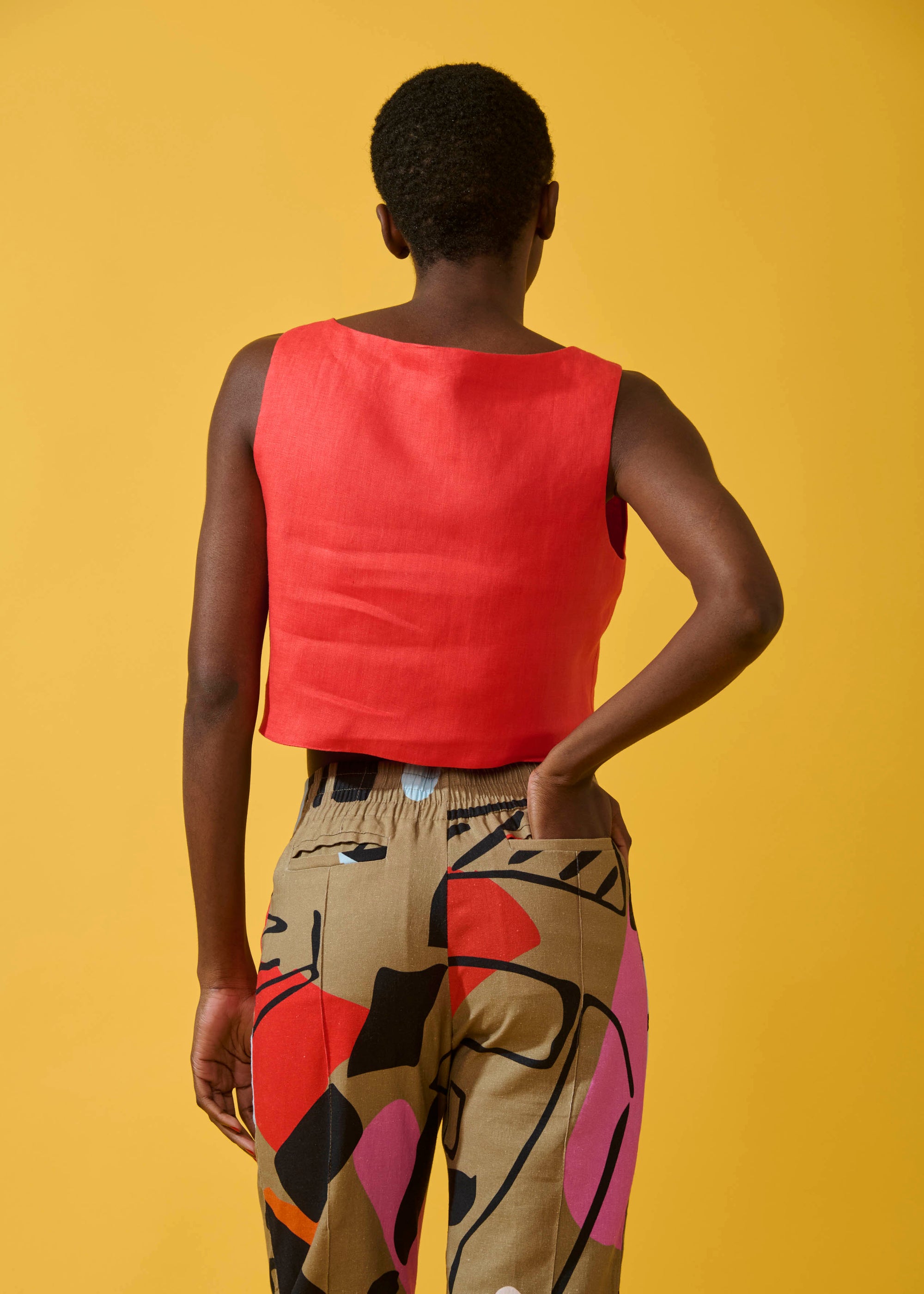 Cropped Alladin Linho Liso