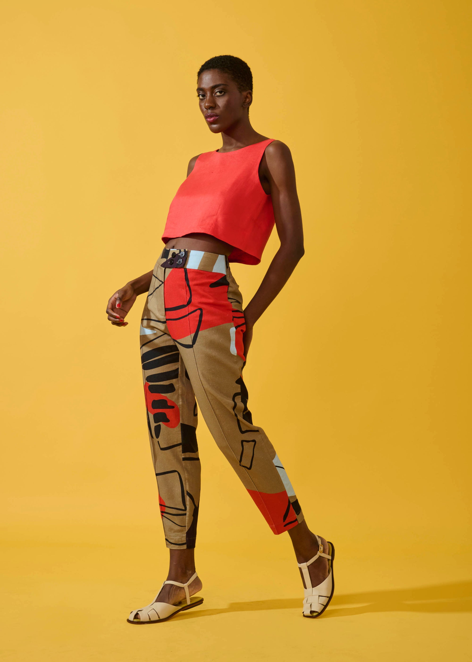 Cropped Alladin Linho Liso