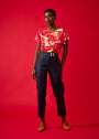 Camiseta Tenista Viscose Estampado