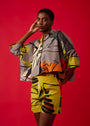 Max Cropped Algodão Estampado