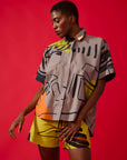 Camisa Tulipa Algodão Estampado