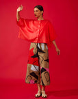Pantalona Elástico Linho Estampado