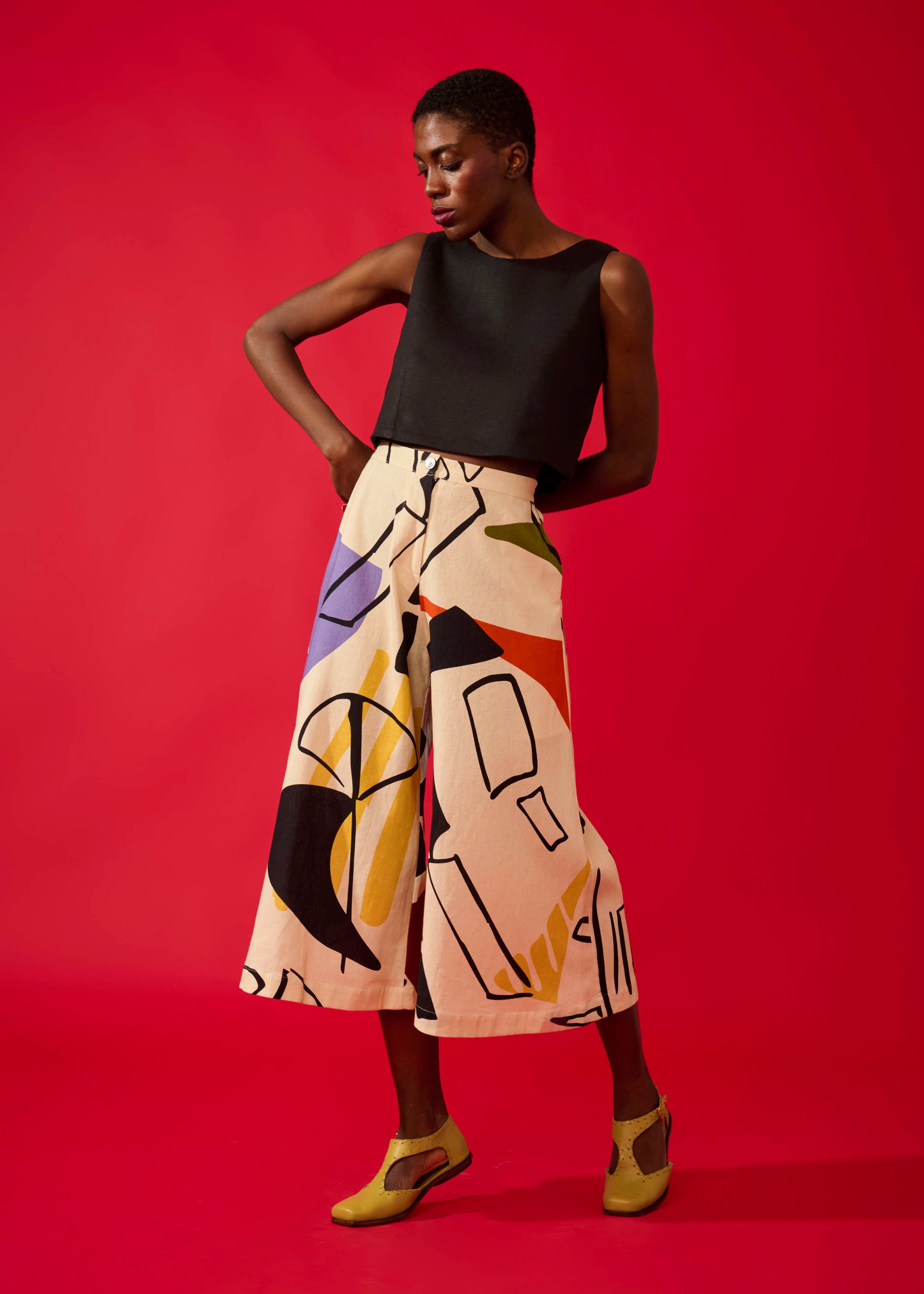 Cropped Alladin Linho Liso