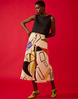 Pantalona Elástico Linho Estampado