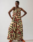 Macacão Prega Viscose Estampado
