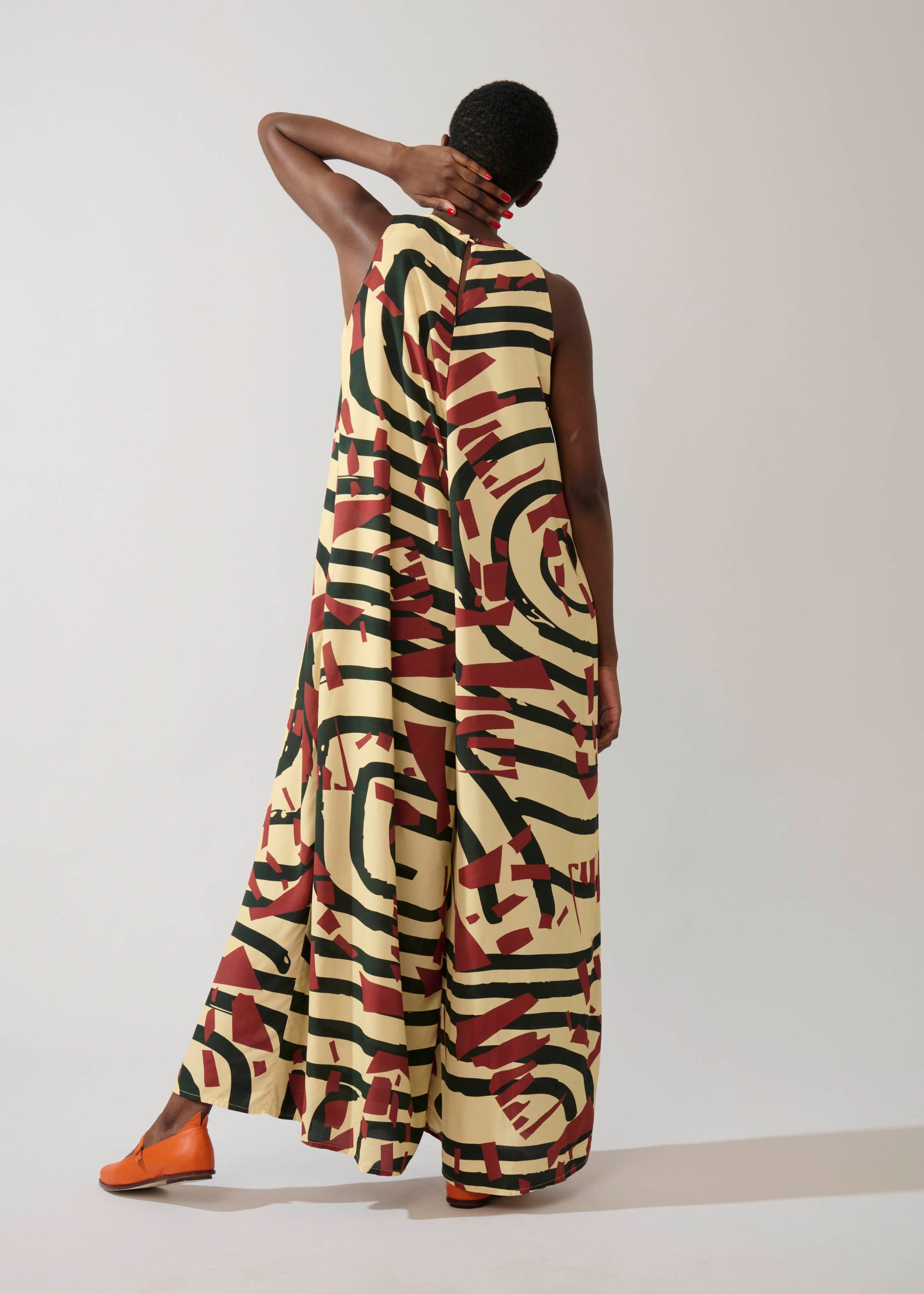 Macacão Prega Viscose Estampado