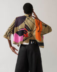 Max Cropped Linho Estampado