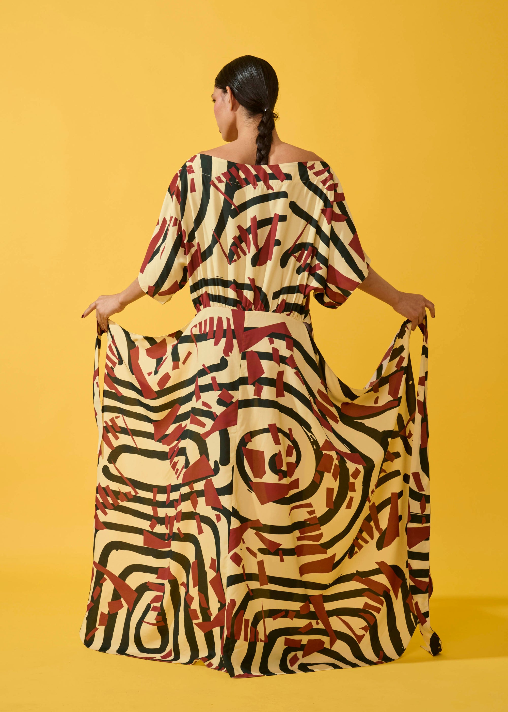 Vestido Pareot Viscose Estampado