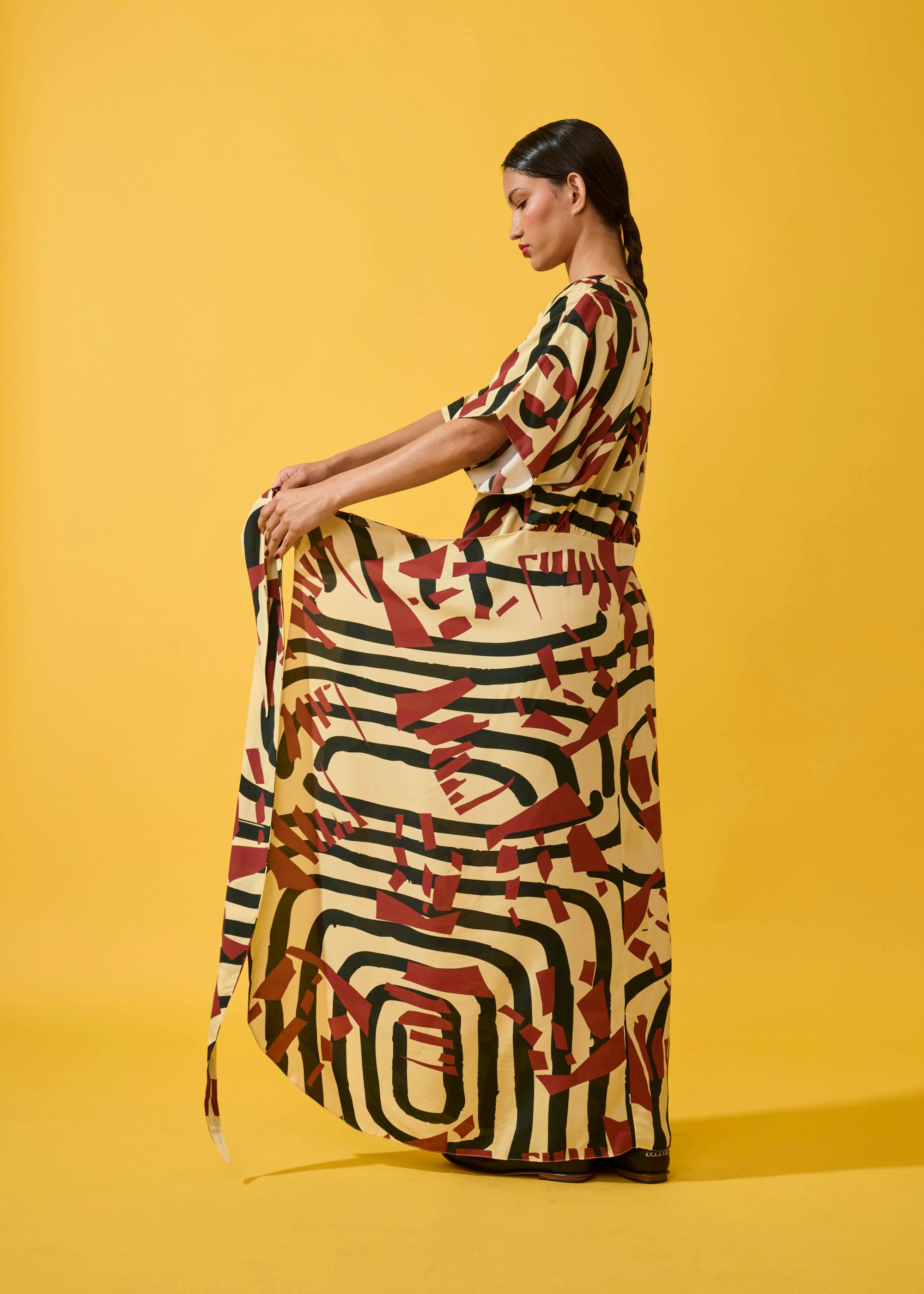 Vestido Pareot Viscose Estampado