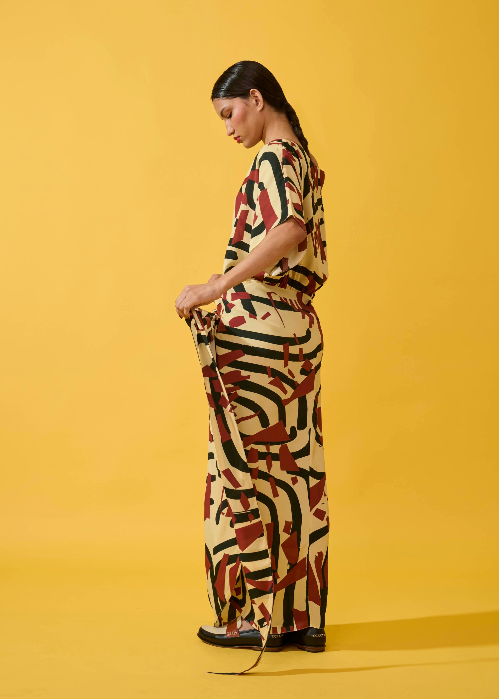 Vestido Pareot Viscose Estampado