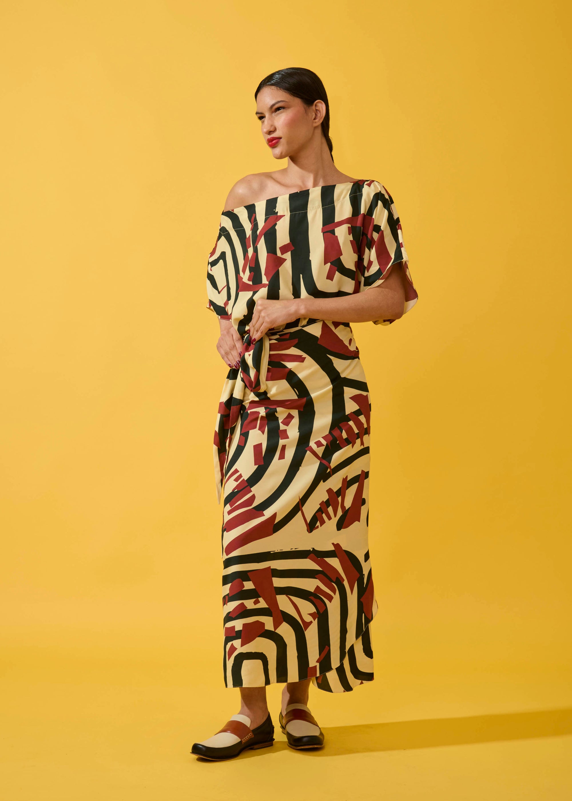 Vestido Pareot Viscose Estampado