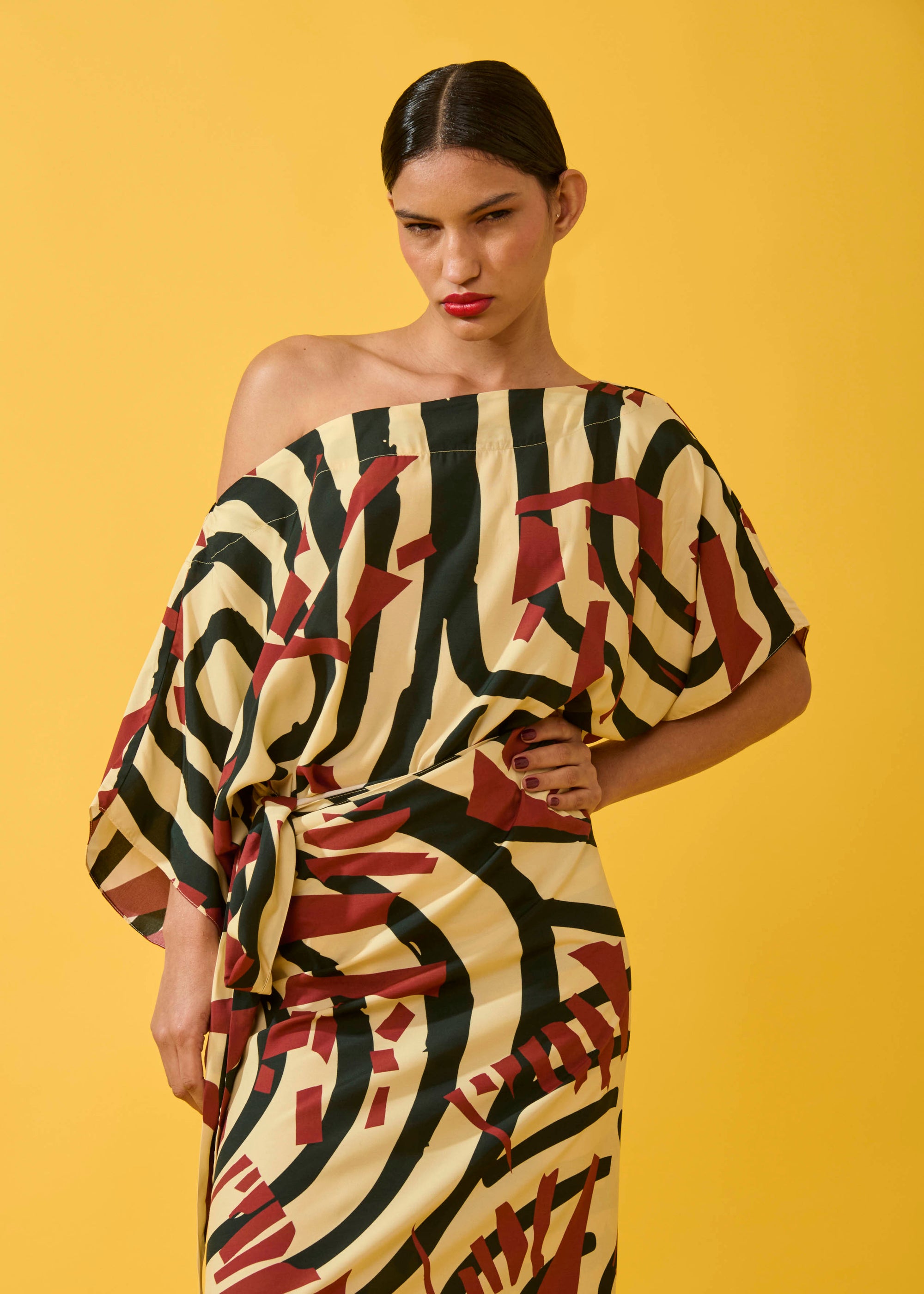 Vestido Pareot Viscose Estampado