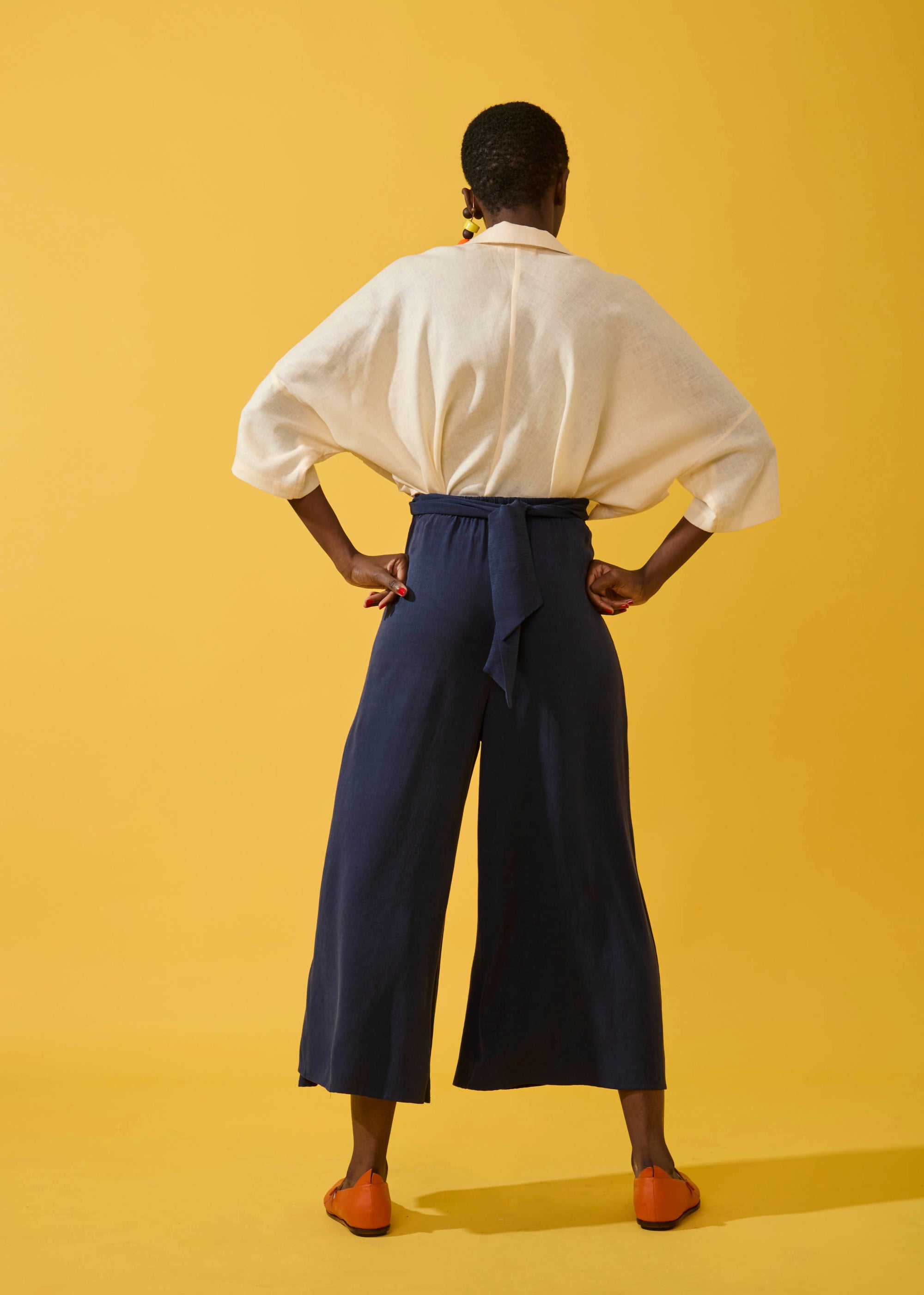 Calça Bata Lyocell Liso