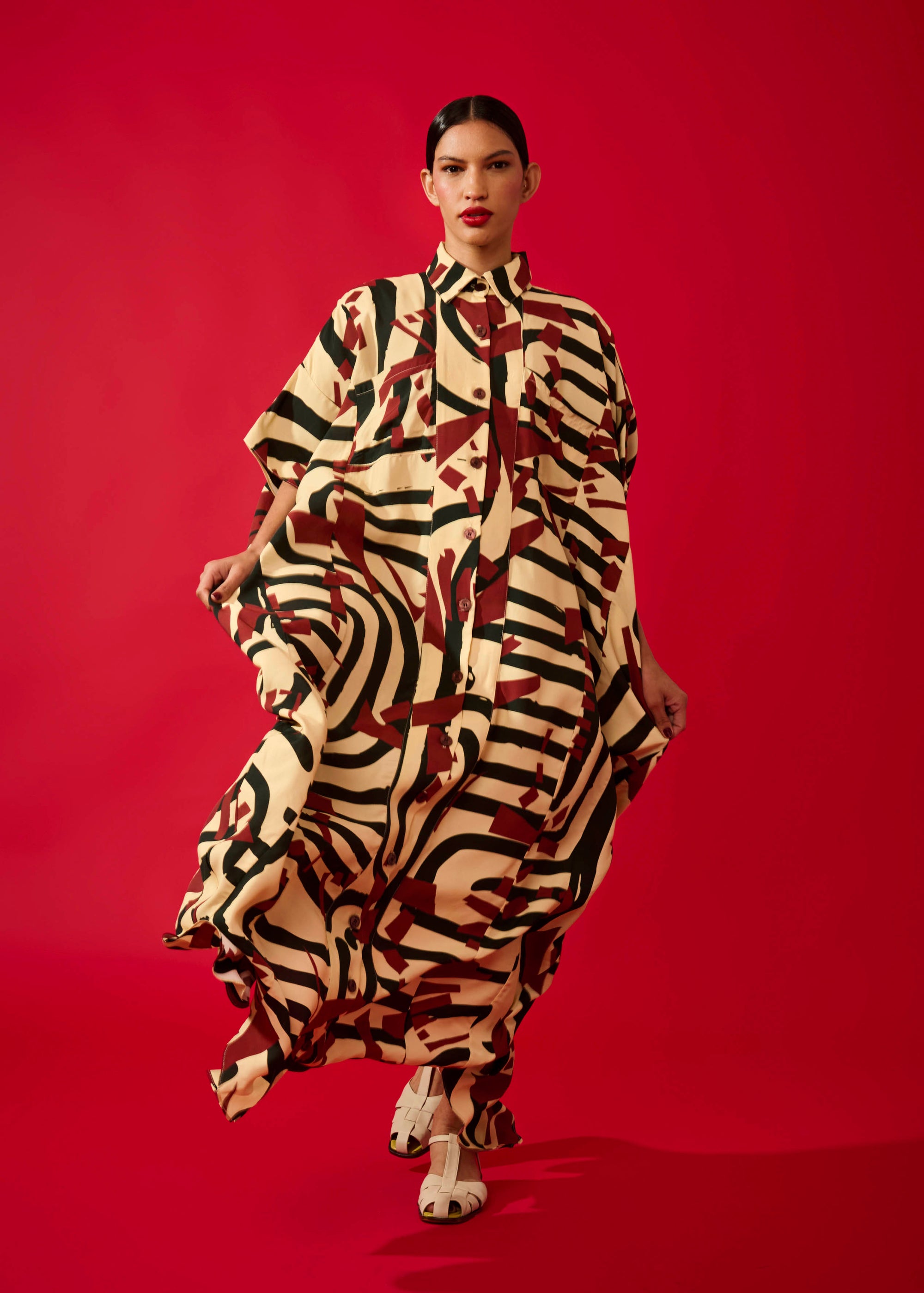 Chemise Tigre Viscose Estampado