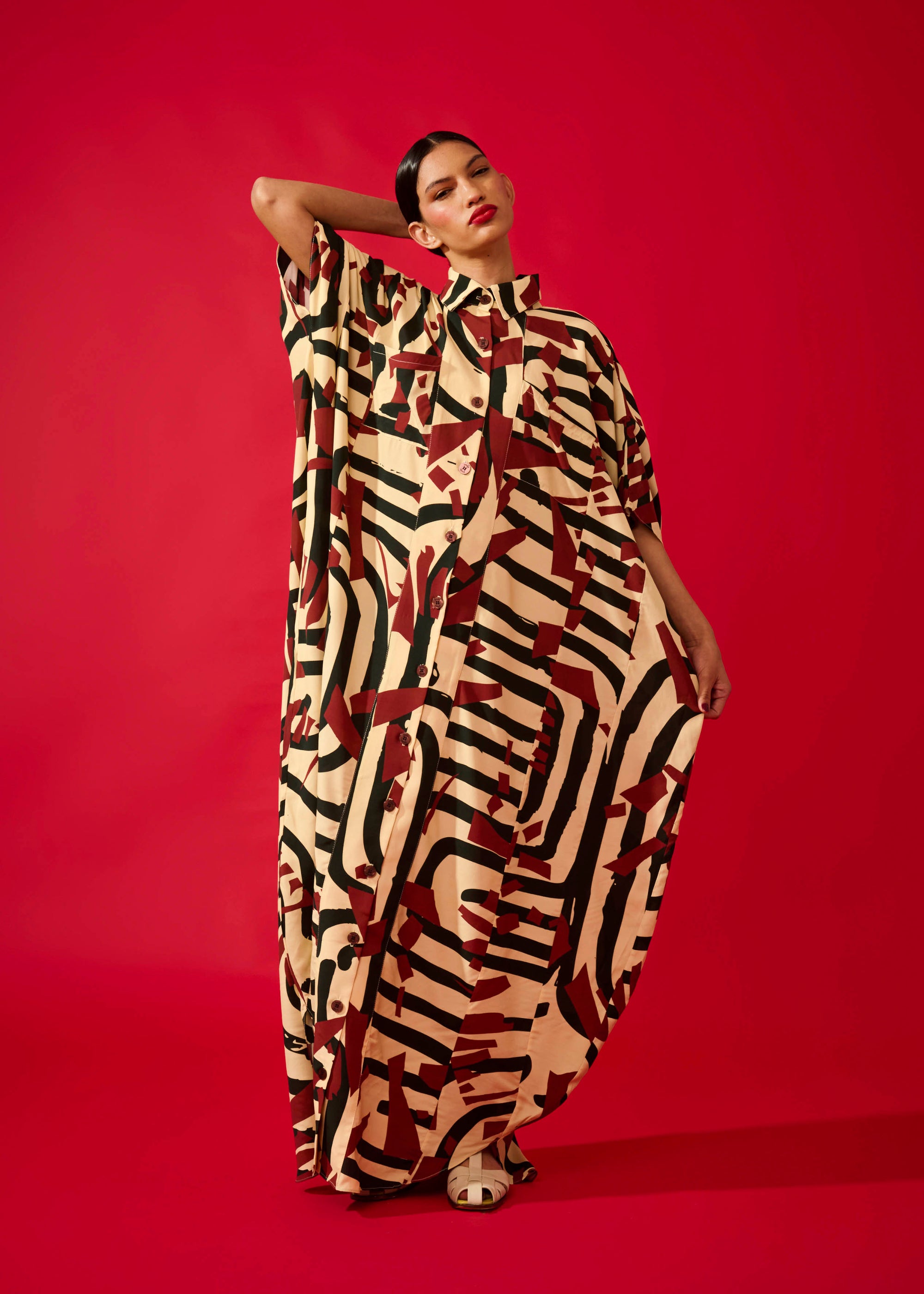 Chemise Tigre Viscose Estampado