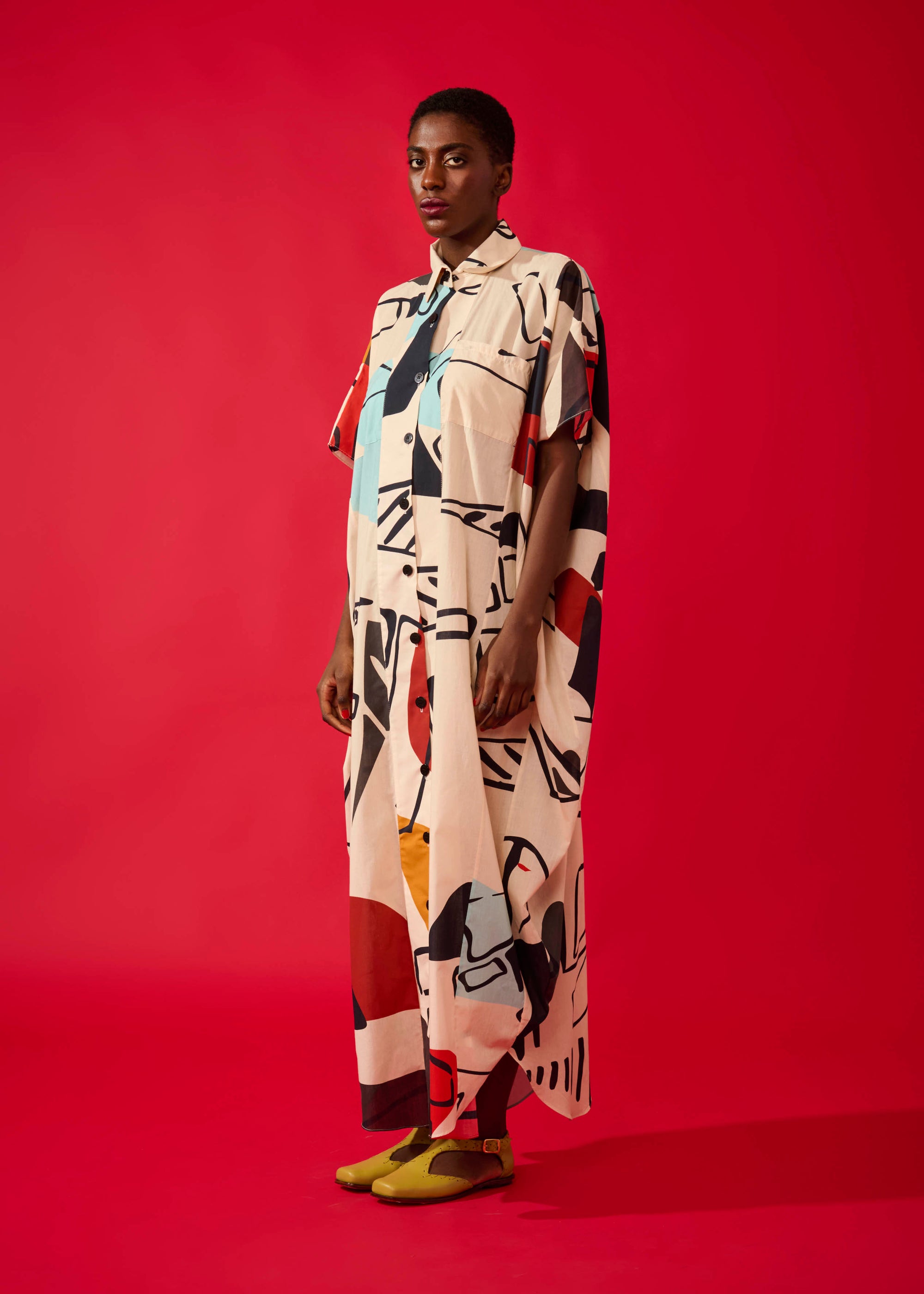 Chemise Tigre Algodão Estampado