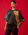 Cropped Tunísia Viscose Estampado