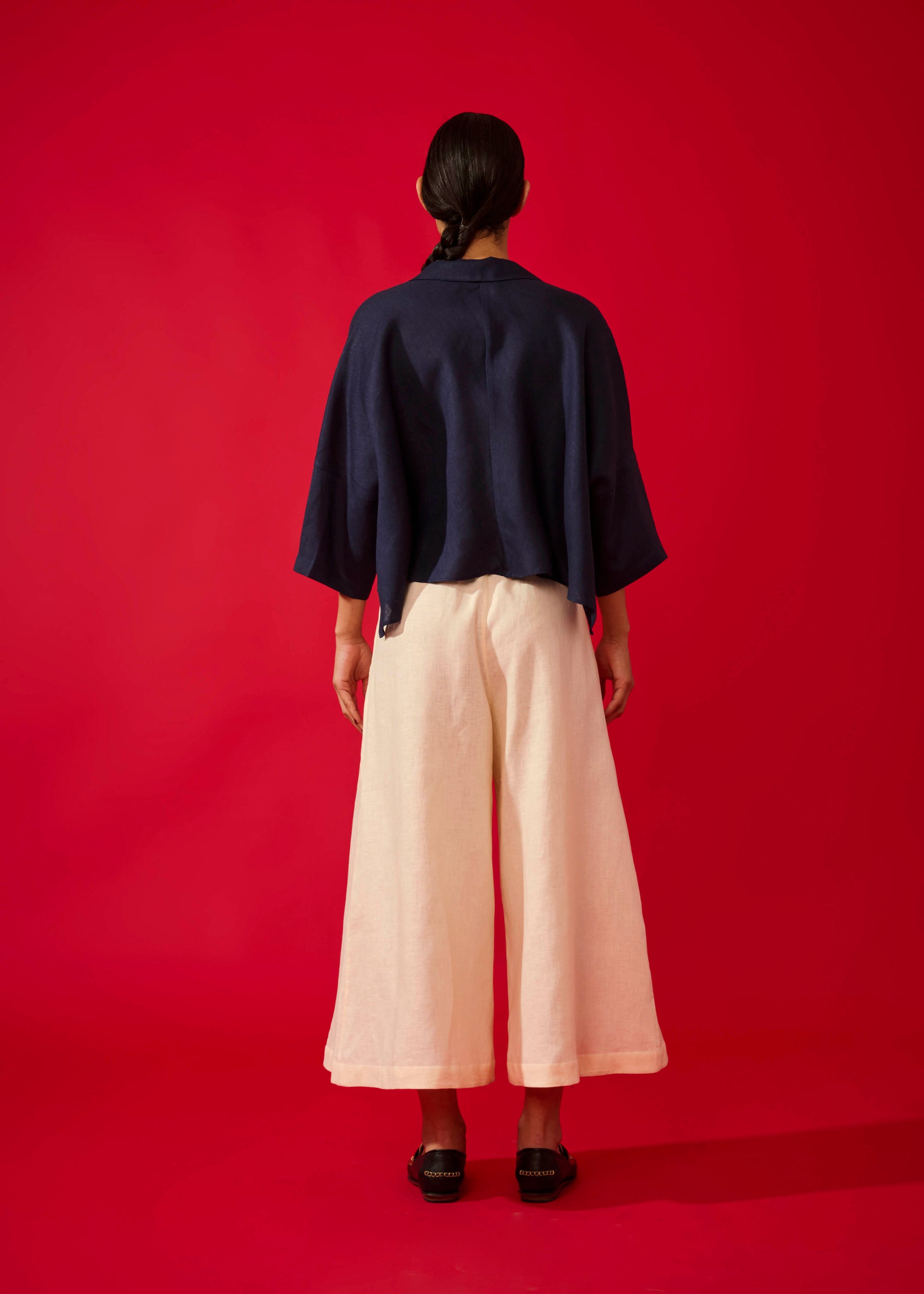 Max Cropped Linho Liso