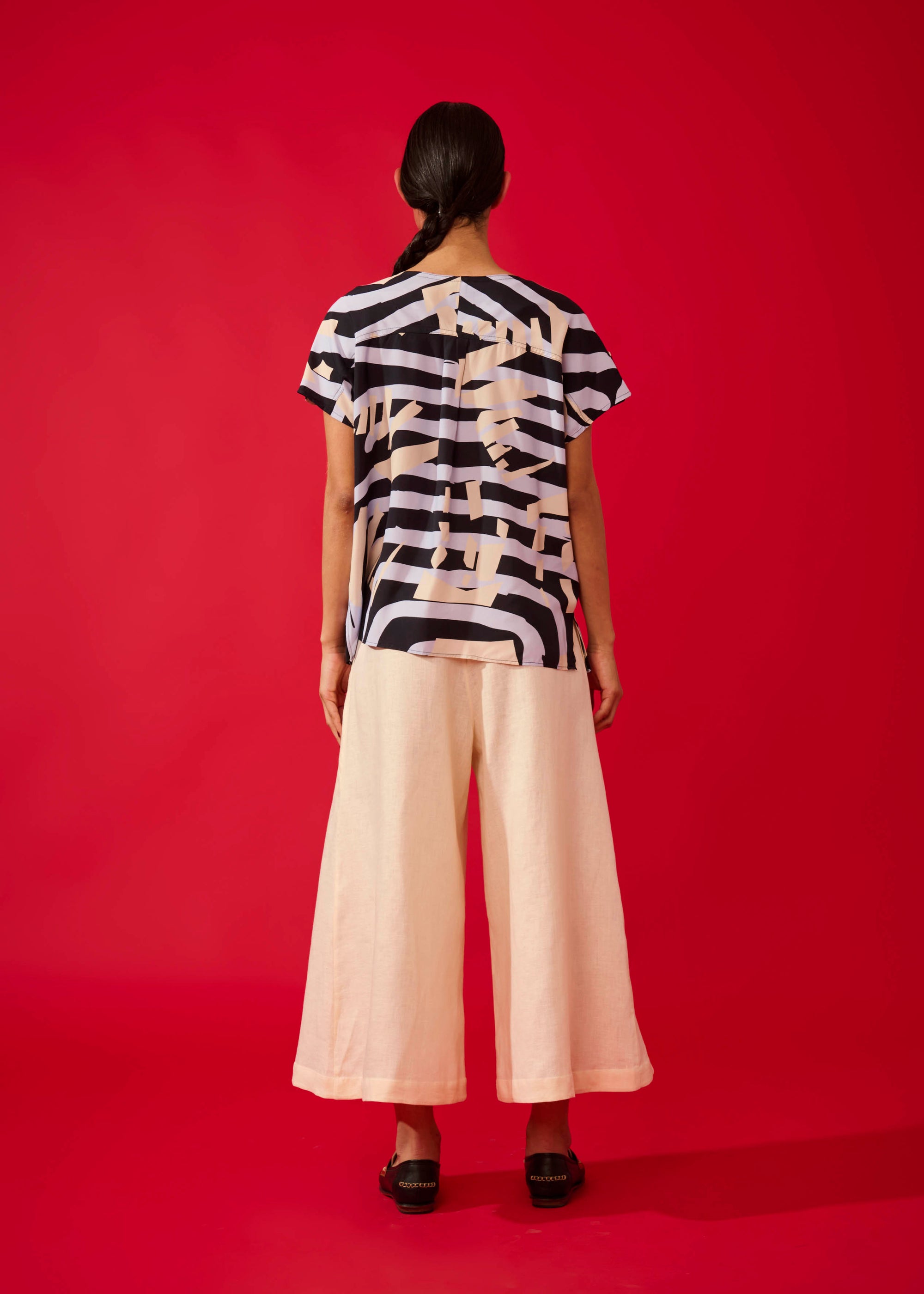 Camiseta Tenista Viscose Estampado