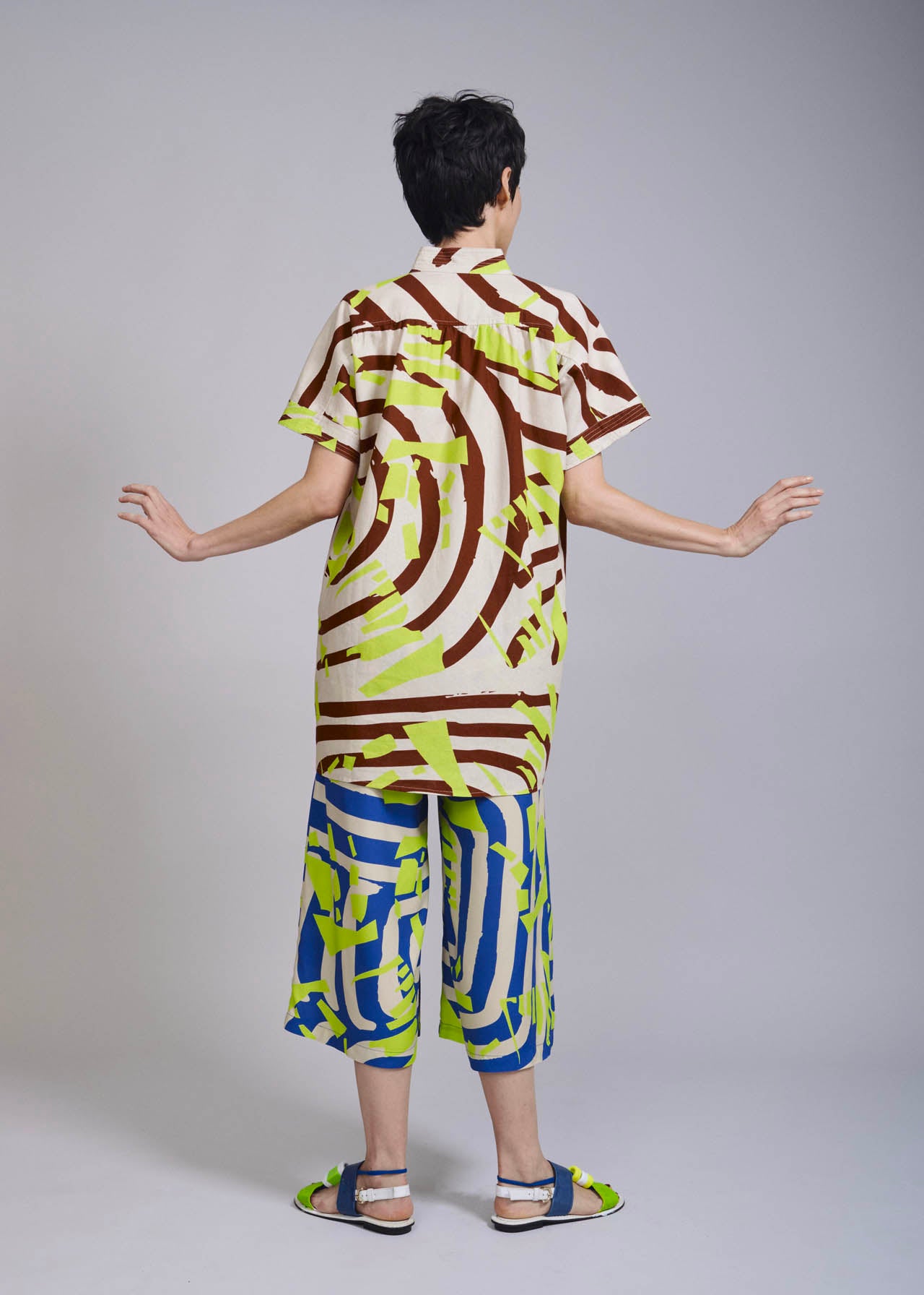 Vestido Palácio Linho Estampado