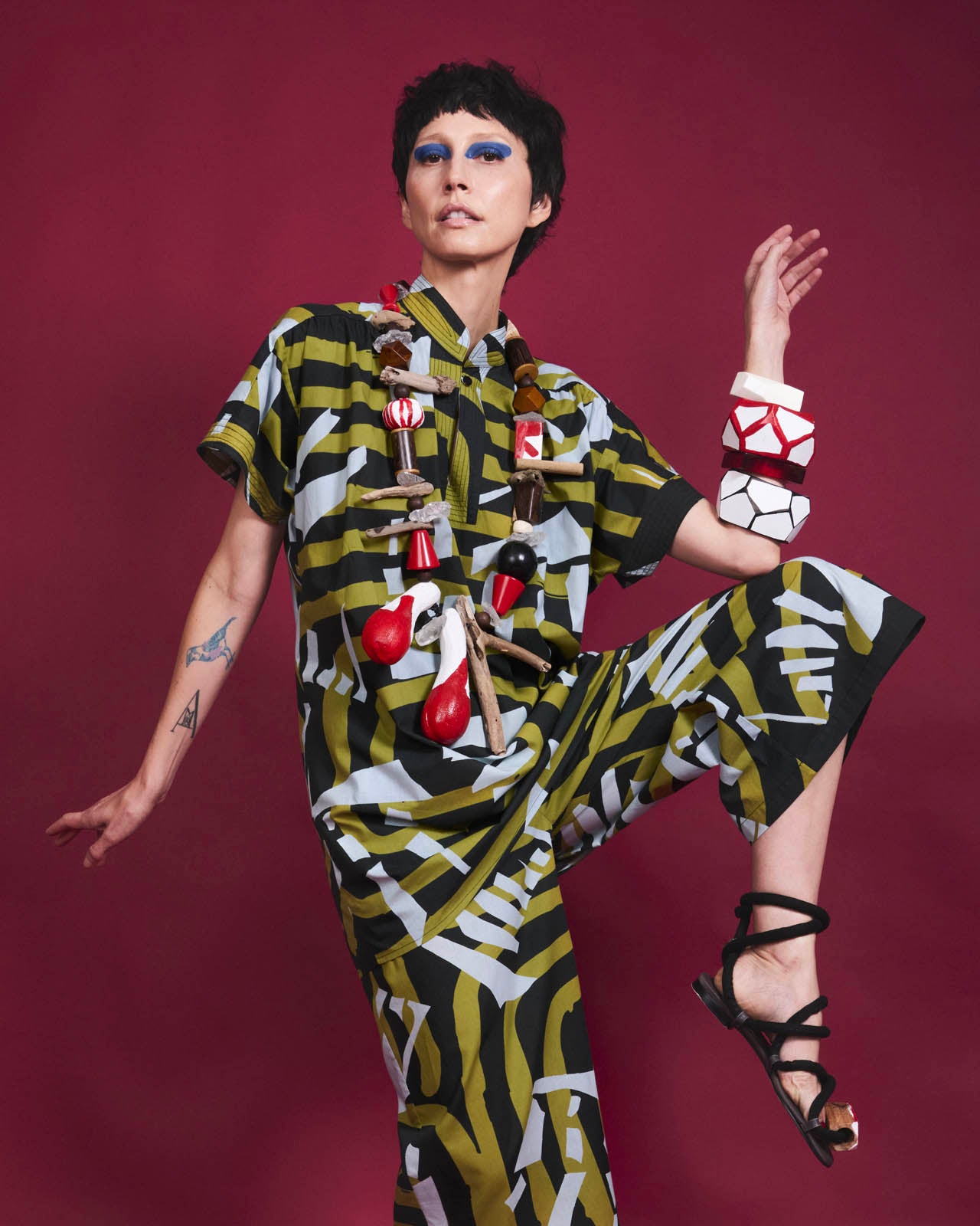 Vestido Palácio Algodão Estampado