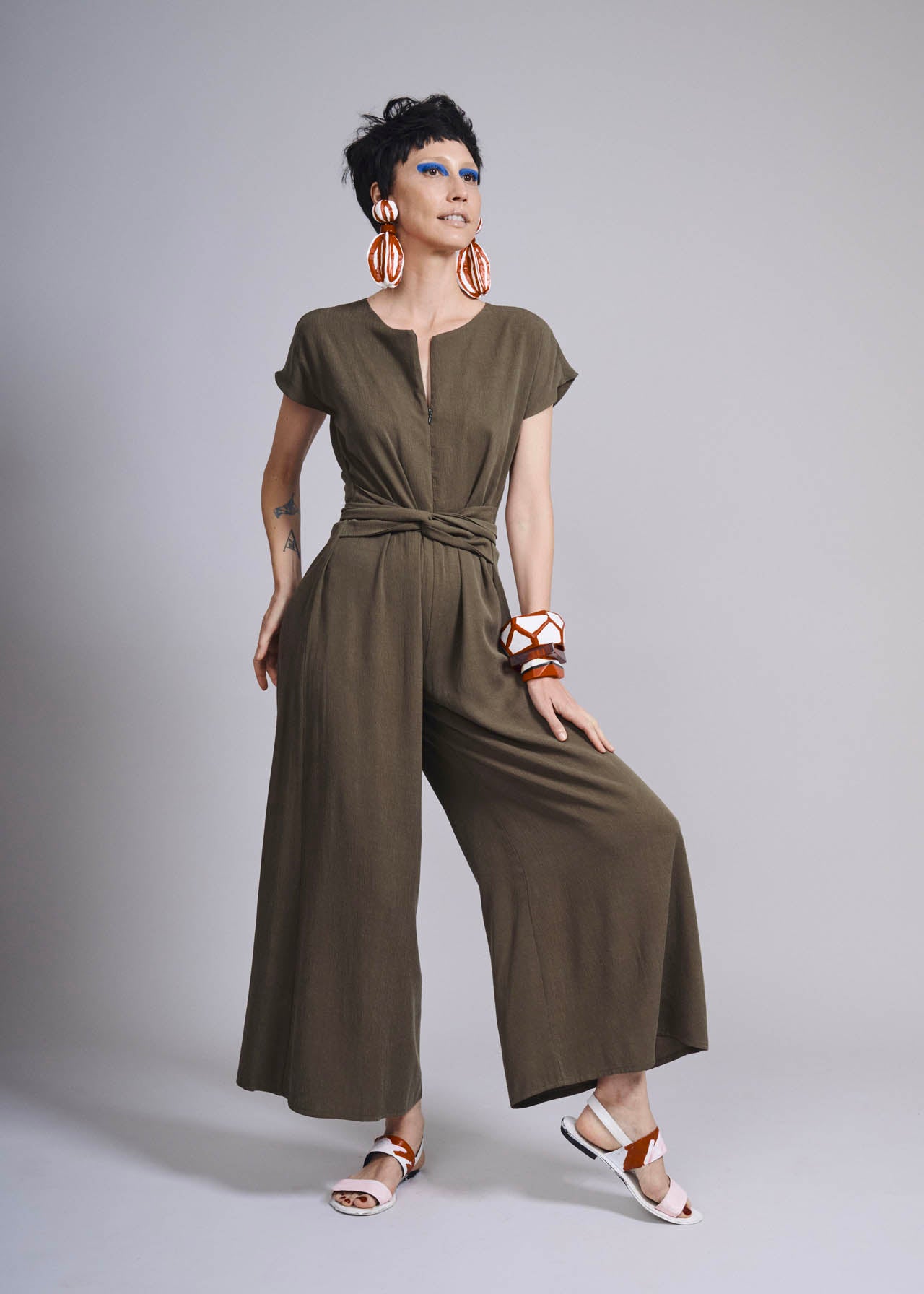 Macacão Bossa Nova Lyocell Liso