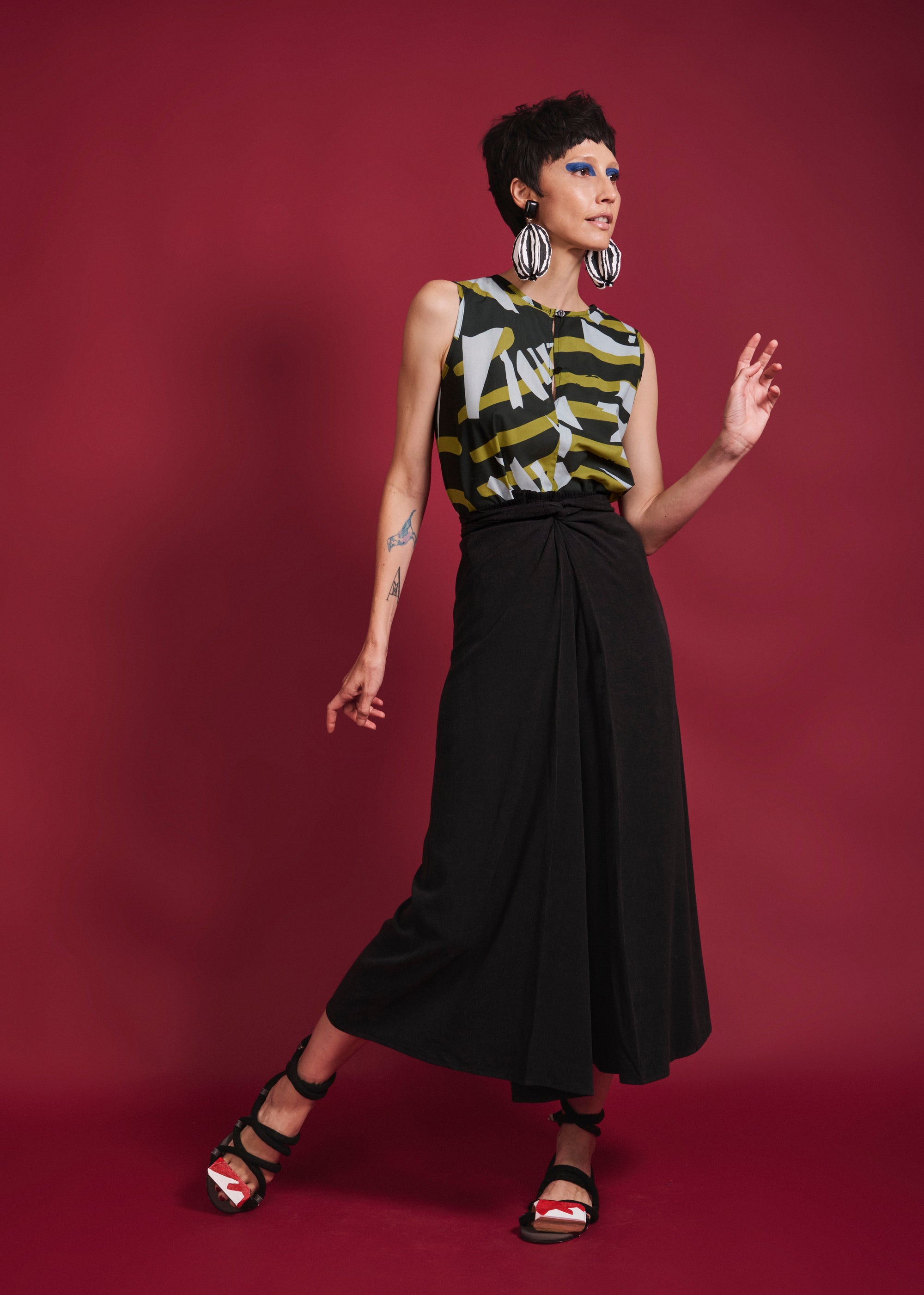 Calça Bata Lyocell Liso