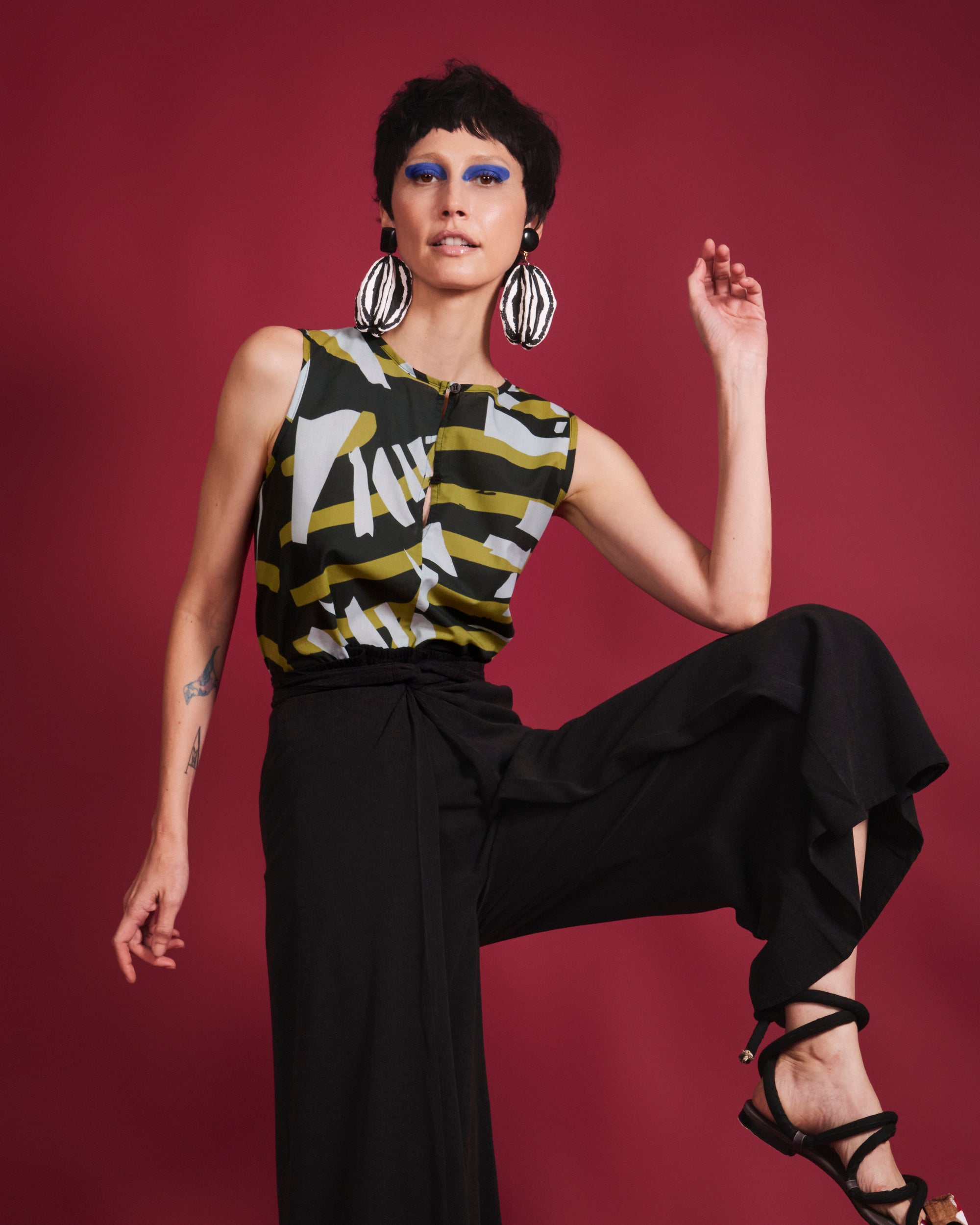 Calça Bata Lyocell Liso