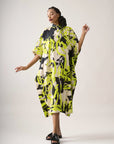 Vestido Marina Longo Linho Estampado
