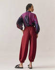 Calça Alladin Crepe Liso
