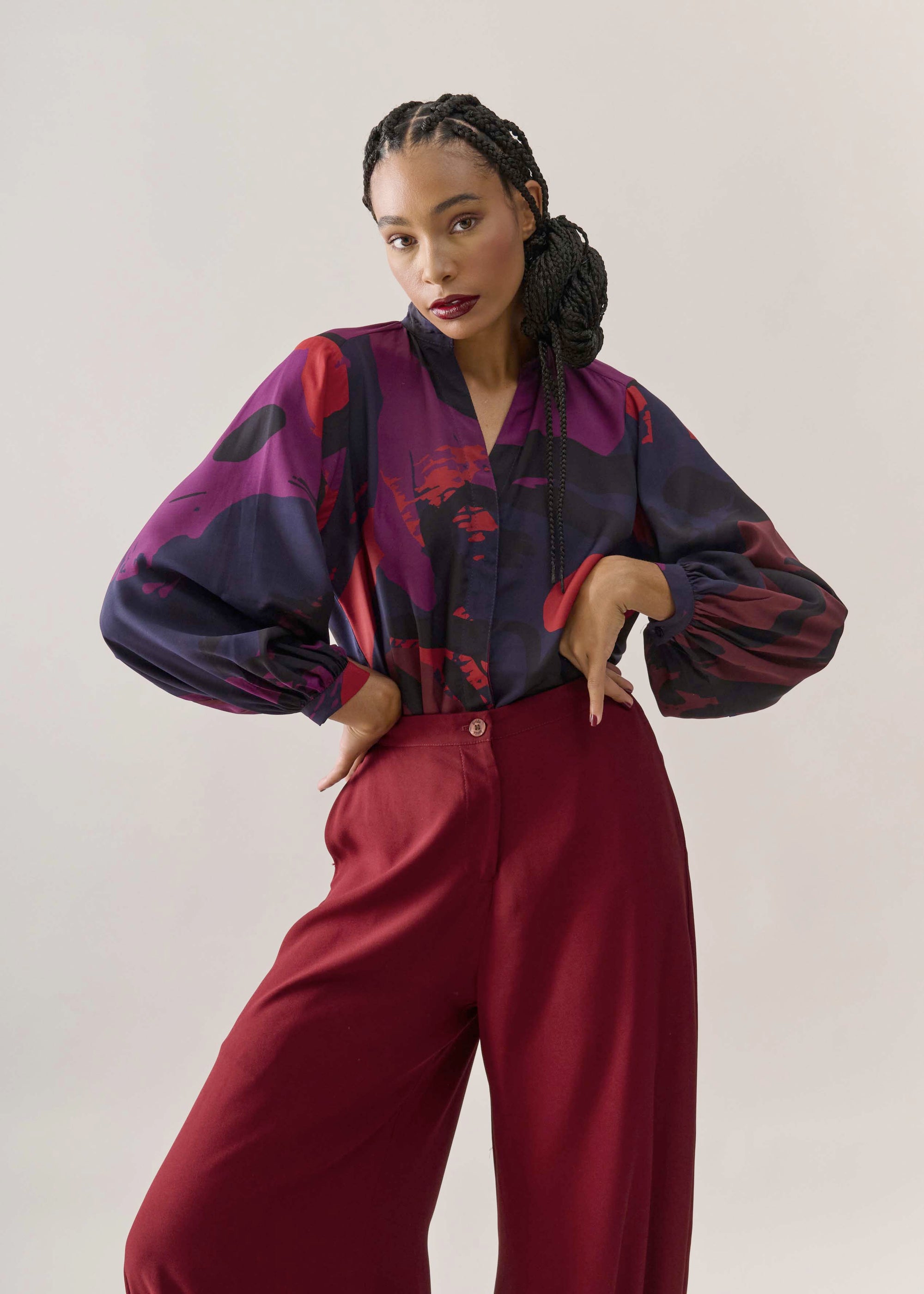 Camisa Pirata Viscose Estampada