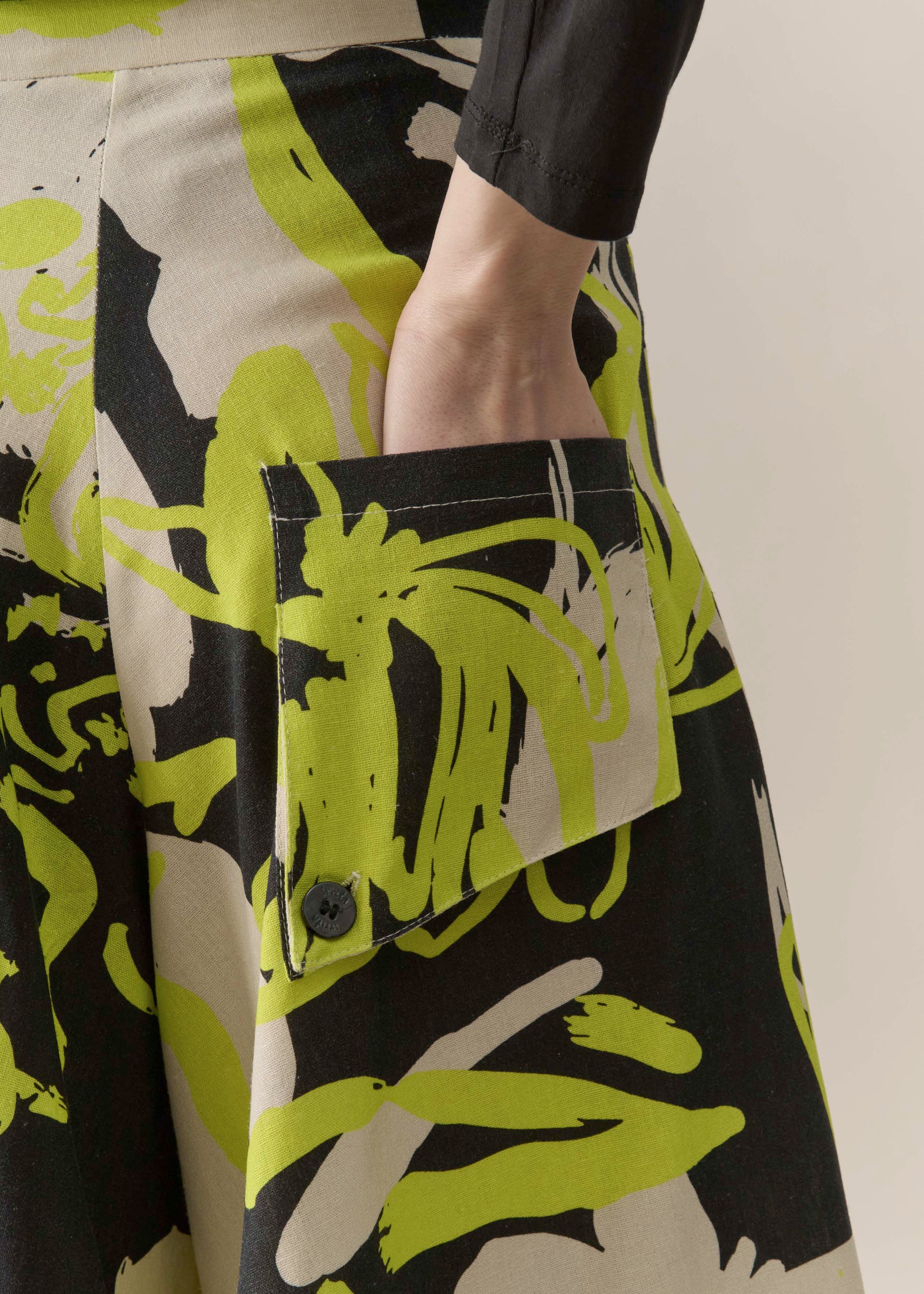Calça Imperador Linho Estampado