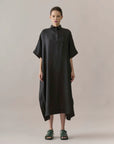 Vestido Marina Longo Linho Liso