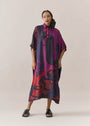Vestido Marina Longo Viscose Estampado