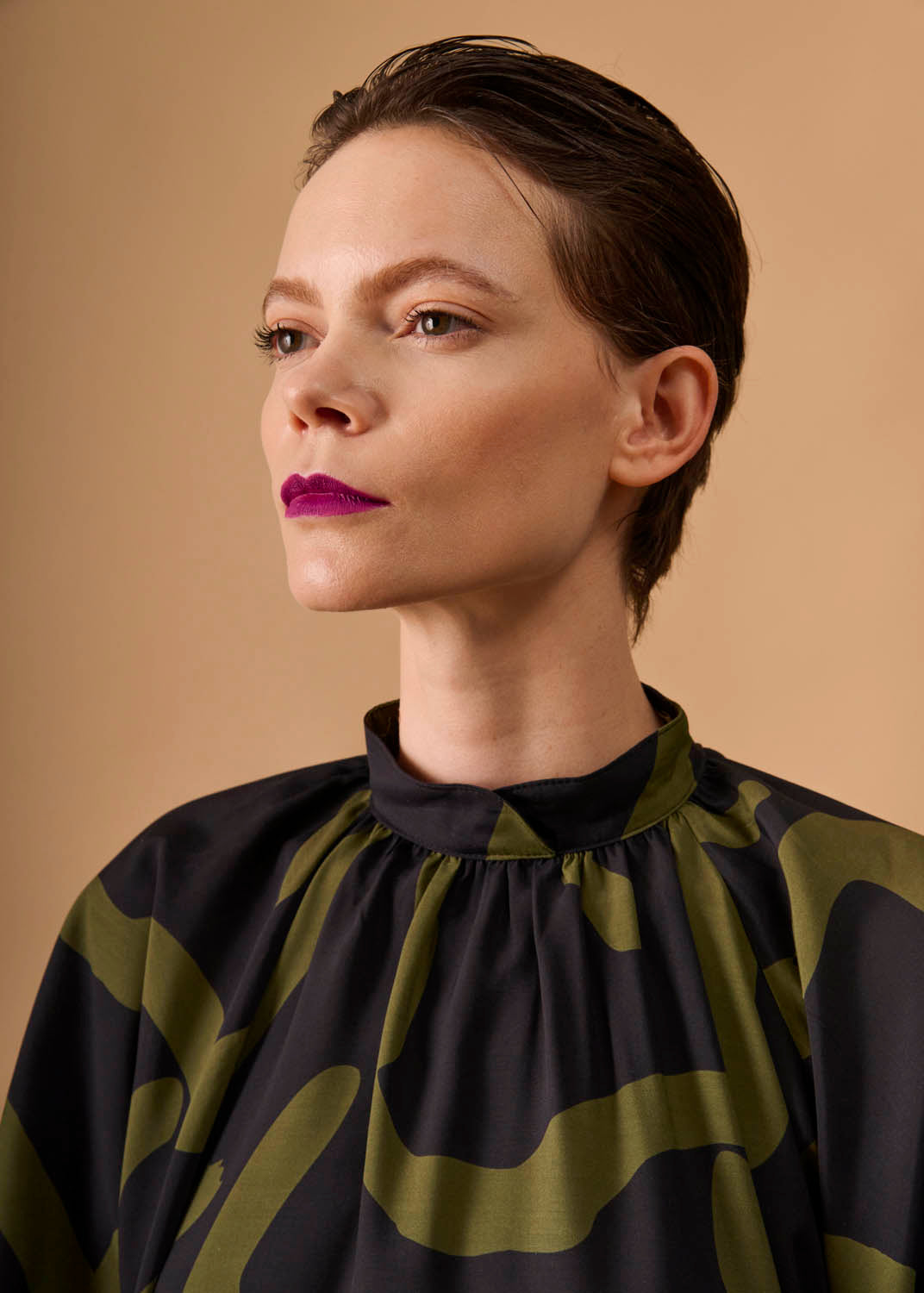 Vestido Escudo Viscose Estampado