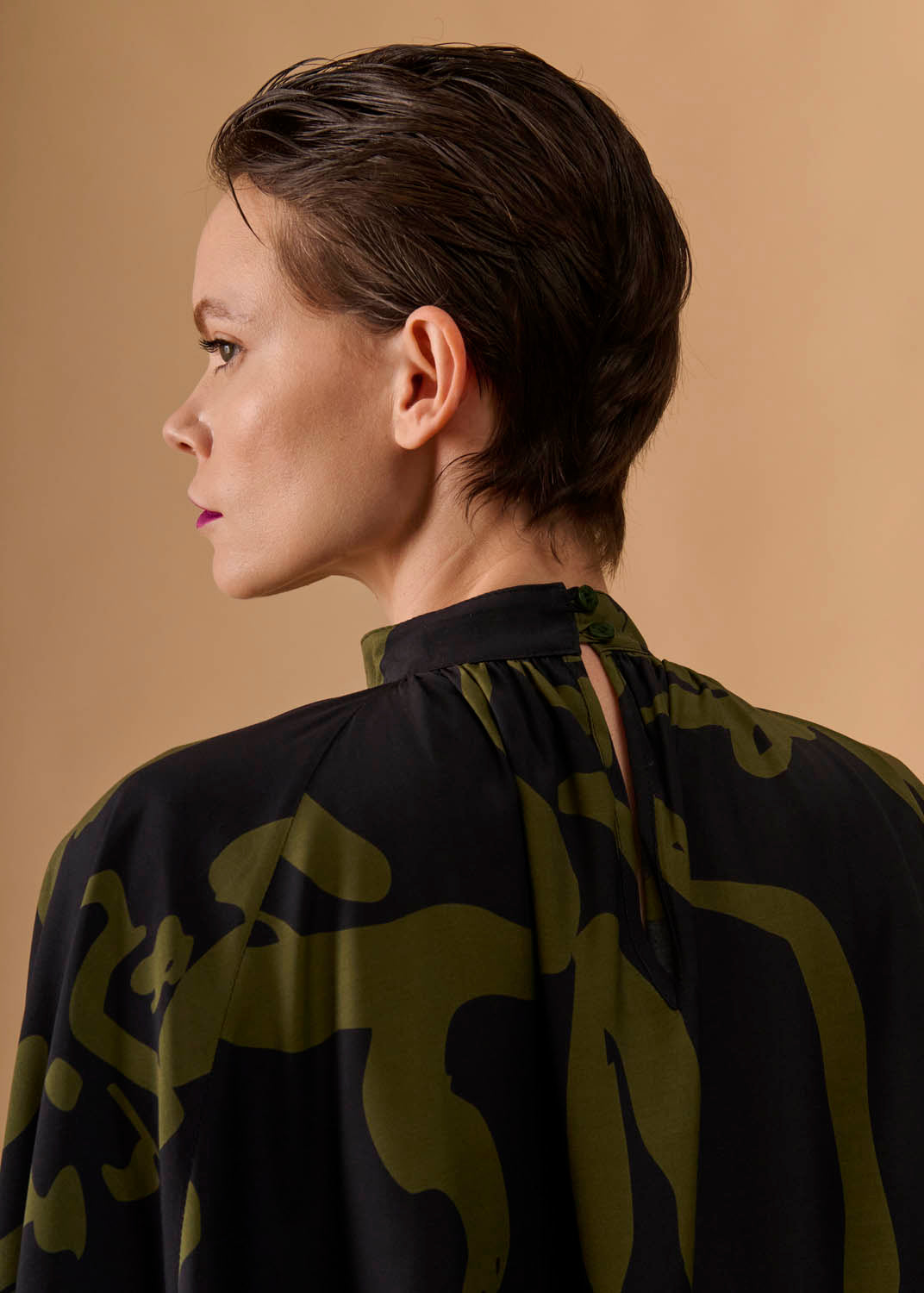 Vestido Escudo Viscose Estampado